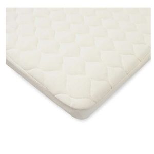 TWO TL Care® Waterproof Bassinet Mattress Pad Cover w Organic Cotton Top Layer